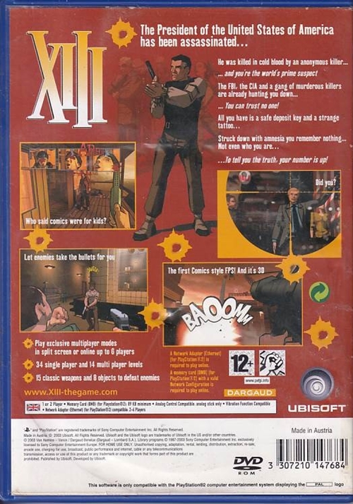 XIII - PS2 (B Grade) (Genbrug)